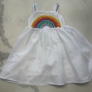 Lola and the Boys Rainbow Dress - Size 2